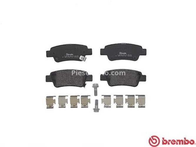 Set plăcuțe frână BREMBO, spate , pentru: HONDA CR-V III, CR-V IV 1.6D-2.4 06.06-