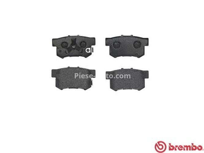 Set plăcuțe frână BREMBO, spate , pentru: HONDA ACCORD IX, ACCORD VII, ACCORD VIII, CROSSTOUR I, CR-V II, CR-V III, CR-V IV, CR-V V, FR-V, STREAM 1.5-3.5 08.91-