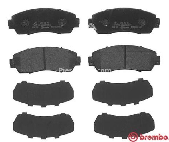 Set plăcuțe frână BREMBO ,față, pentru: HONDA CROSSTOUR I, CR-V III, CR-V IV, CR-V V, ODYSSEY 1.5-3.5 10.06-