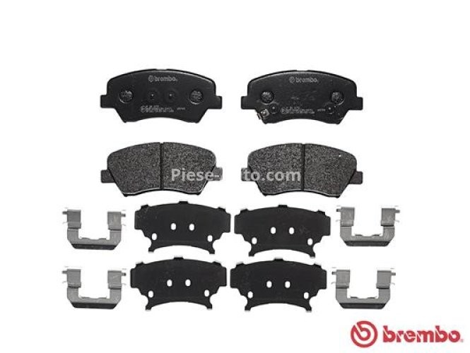 Set plăcuțe frână BREMBO ,față, pentru: HYUNDAI ELANTRA V, I30, VELOSTER; KIA CEE'D, CEED, CERATO III, CERATO KOUP III, PRO CEE'D 1.0-2.0 02.11-