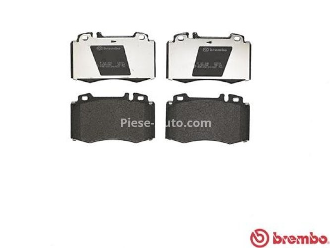 Set plăcuțe frână BREMBO ,față, (fara optionale), pentru: MERCEDES M (W163), S (C215), S (W220), SL (R129), SL (R230) 2.7D-7.3 03.89-01.12