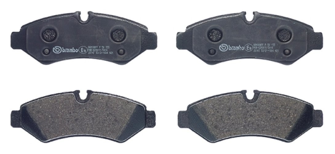 Set plăcuțe frână BREMBO ,spate (cu tampon amortizare), pentru: MERCEDES ESPRINTER (B910), SPRINTER 3,5-T (B907), SPRINTER 3,5-T (B907, B910), SPRINTER 3-T (B907) 2.0D-Electric 02.18-