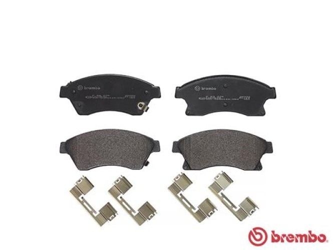 Set plăcuțe frână BREMBO ,față, pentru: CHEVROLET AVEO, CRUZE; OPEL ASTRA H CLASSIC, ASTRA J, ASTRA J GTC, ZAFIRA C 1.2-2.0D 01.09-