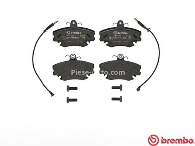 Set plăcuțe frână BREMBO ,față, pentru: DACIA LOGAN, LOGAN MCV, SANDERO, SOLENZA; PEUGEOT 205 I, 205 II, 309 I, 309 II; RENAULT 11, 18, 18 VARIABLE, 19 I, 19 I CHAMADE, 19 II 1.0-Electric 05.77-