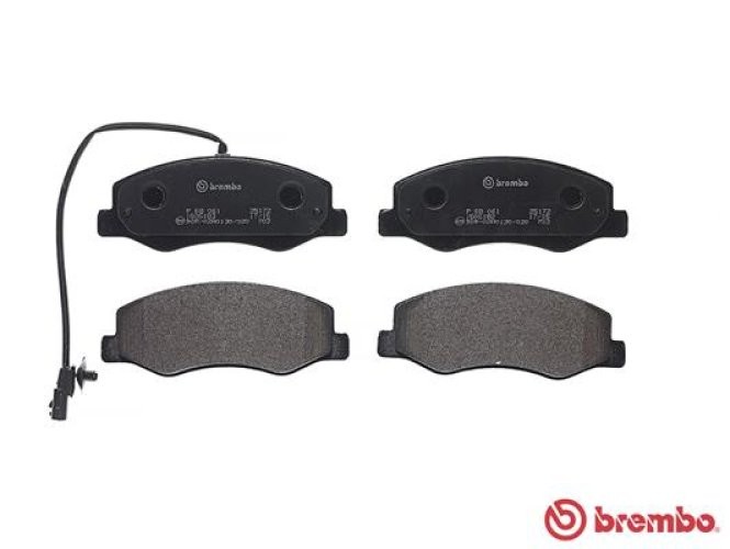 Set plăcuțe frână BREMBO, spate , pentru: NISSAN INTERSTAR, NV400; OPEL MOVANO B; RENAULT MASTER III 2.3D/Electric 02.10-