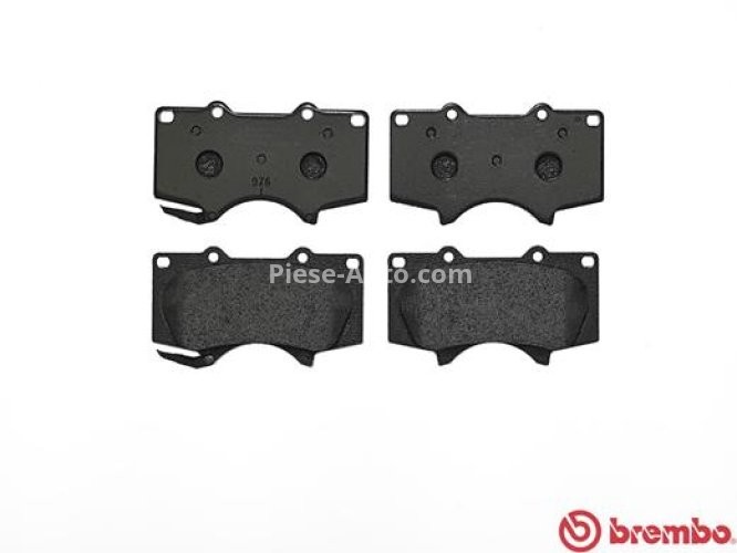 Set plăcuțe frână BREMBO ,față, pentru : MITSUBISHI PAJERO IV; TOYOTA 4 RUNNER IV, FORTUNER, HILUX VII, LAND CRUISER PRADO, TACOMA, TUNDRA 2.5D-4.7 11.01-