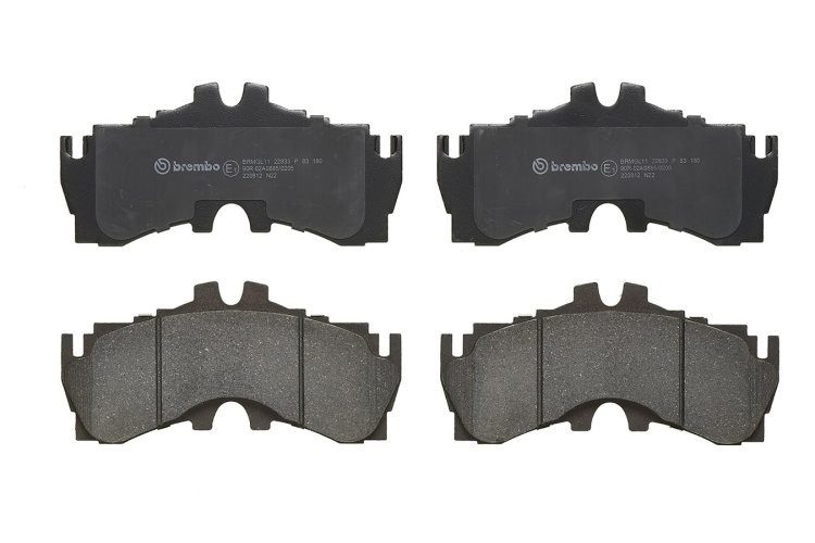 Set plăcuțe frână BREMBO ,față, (cu accesorii), pentru: LEXUS LC, LS 3.5/5.0 11.16-