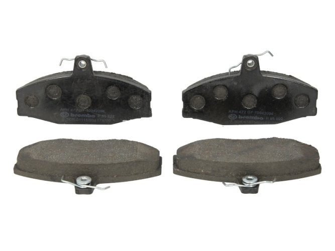 Set plăcuțe frână BREMBO ,față, pentru: SKODA FAVORIT, FAVORIT FORMAN, FELICIA CUBE, FELICIA I, FELICIA II; VW CADDY II 1.3/1.6/1.9D 05.89-04.02