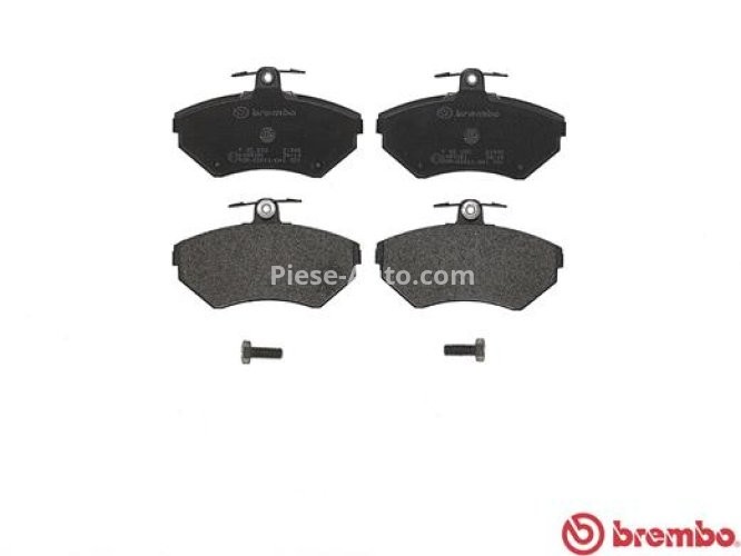 Set plăcuțe frână BREMBO ,față, pentru: SEAT AROSA, CORDOBA, CORDOBA VARIO, CORDOBA VARIO/KOMBI, IBIZA II, INCA, TOLEDO I; VW CADDY II, CADDY II/MINIVAN, GOLF III, GOLF IV 1.0-2.0 05.91-07.05