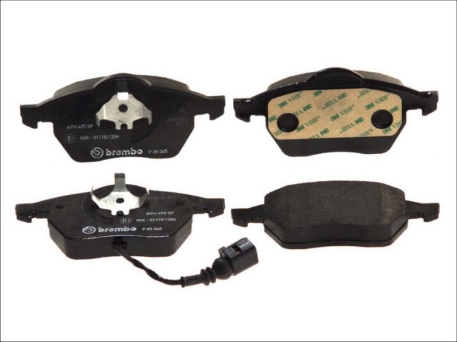 Set plăcuțe frână BREMBO ,față, pentru: AUDI A3, TT; SEAT IBIZA III, LEON, TOLEDO II; SKODA OCTAVIA I; VW BORA, BORA I, GOLF III, GOLF IV, NEW BEETLE, PASSAT B3/B4, POLO, VENTO 1.4-3.2 06.91-12.10