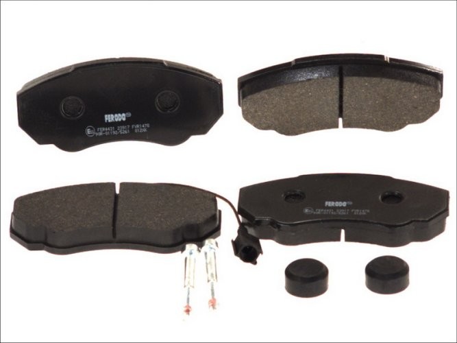 Set plăcuțe frână BREMBO ,față, (cu greutati de echilibrare), pentru: AUDI Q7; PORSCHE CAYENNE; VW TOUAREG 2.5D-6.0D 09.02-08.15