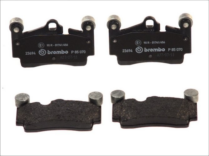 Set plăcuțe frână BREMBO, spate , pentru: AUDI Q7; PORSCHE CAYENNE; VW TOUAREG 2.5D-6.0D 09.02-08.15