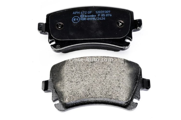 Set plăcuțe frână BREMBO, spate , pentru: AUDI A4 B6, A4 B7, A6 ALLROAD C6, A6 C5, A6 C6, A8 D3; VW CALIFORNIA T5 CAMPER, MULTIVAN T5, MULTIVAN T6, TRANSPORTER T5 1.9D-6.0 07.02-