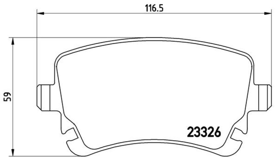 Set plăcuțe frână BREMBO, spate , pentru: AUDI A4 B6, A4 B7, A6 ALLROAD C6, A6 C5, A6 C6, A8 D3; VW CALIFORNIA T5 CAMPER, MULTIVAN T5, MULTIVAN T6, TRANSPORTER T5 1.9D-6.0 07.02-