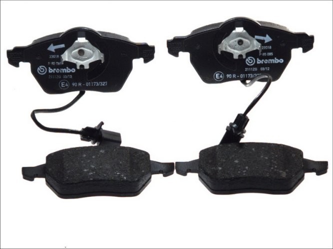 Set plăcuțe frână BREMBO ,față, pentru: AUDI A4 B6, A4 B7, A6 C5, A6 C6; SEAT EXEO, EXEO ST; SKODA SUPERB I; VW PASSAT B5, PASSAT B5.5 1.6-4.0 08.96-05.13