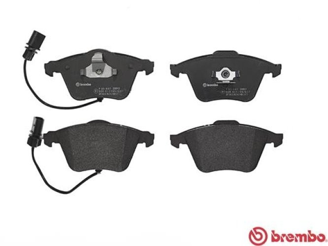 Set plăcuțe frână BREMBO ,față, pentru: AUDI A4 B6, A4 B7, A6 ALLROAD C6, A6 C6 1.8-4.2 11.00-08.11