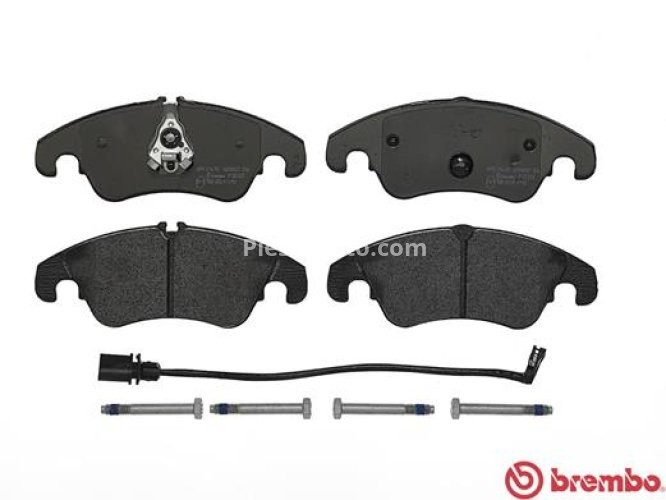 Set plăcuțe frână BREMBO ,față, pentru: AUDI A4 ALLROAD B8, A4 B8, A5, A6 C7, A7, Q5 1.8-4.2 06.07-09.18