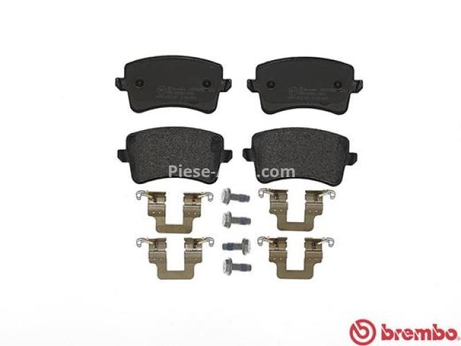 Set plăcuțe frână BREMBO, spate , pentru: AUDI A4 ALLROAD B8, A4 B8, A5, Q5 1.8-3.2 06.07-05.17