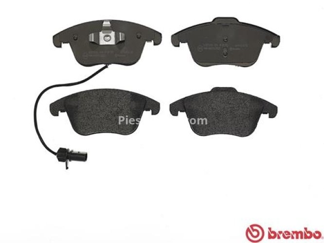 Set plăcuțe frână BREMBO ,față, pentru: AUDI A4 ALLROAD B8, A4 B8, A5 1.8-3.2 06.07-01.17
