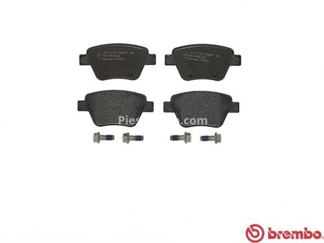 Set plăcuțe frână BREMBO, spate , pentru: AUDI A1, A3; SEAT ALTEA, ALTEA XL, LEON; SKODA OCTAVIA II, OCTAVIA III, SUPERB II, YETI; VW BEETLE, CADDY III, CADDY III/MINIVAN, EOS 1.2-2.5 02.03-