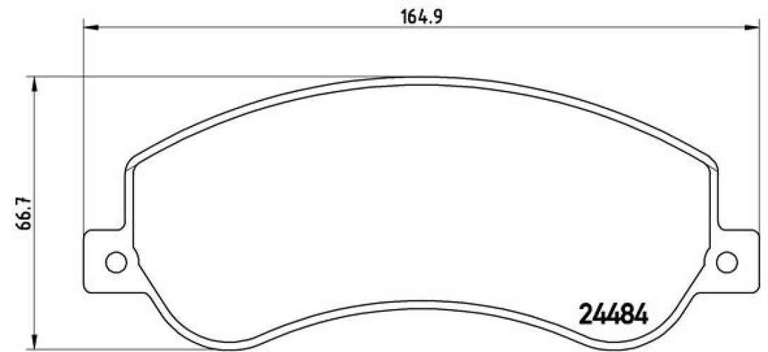 Set plăcuțe frână BREMBO ,față, pentru: VW AMAROK 2.0/2.0D/3.0D 09.10-05.22
