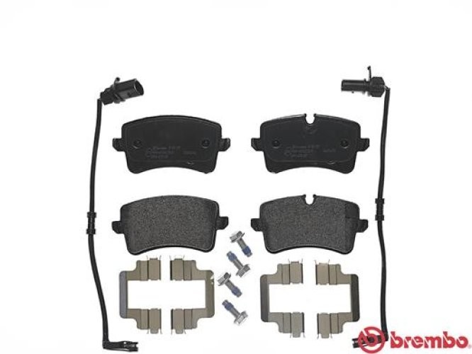 Set plăcuțe frână BREMBO, spate , pentru: AUDI A4 B9, A7, A8 D4 2.0-6.3 11.09-