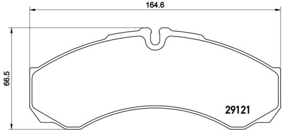 Set plăcuțe frână BREMBO ,față / ,spate , pentru: IVECO DAILY II, DAILY III, DAILY IV, DAILY V, DAILY VI; RVI MASCOTT 2.3D-Electric 01.89-