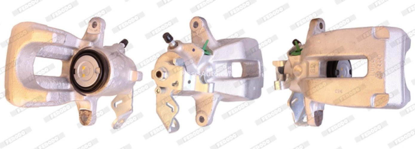 Etrier frână FERODO, spate, dreapta, pentru: AUDI A3, TT; SEAT LEON; SKODA OCTAVIA I; VW BORA, BORA I, GOLF IV, NEW BEETLE 1.8-3.2 10.98-09.10