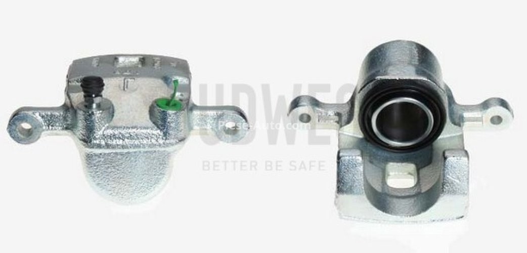 Etrier frână BUDWEG, spate, dreapta, pentru: SSANGYONG ACTYON I, ACTYON SPORTS I, ACTYON SPORTS II, KORANDO, KYRON, MUSSO, MUSSO SPORTS, REXTON / REXTON II, REXTON W / REXTON 2.0-3.2 06.96-