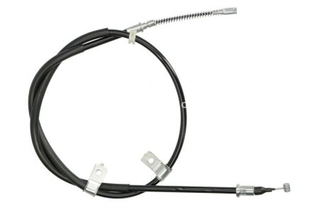 Cablu frână de mână ABE, spate, dreapta (1587mm /1341mm, tip frana: disc) pentru: CHEVROLET LANOS; DAEWOO LANOS 1.3/1.5/1.6 02.97-