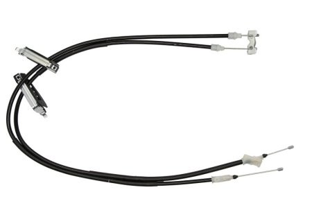 Cablu frână de mână ABE, mijloc/spate, dreapta / stânga (1483mm /1483mm) pentru: FORD FOCUS I, FOCUS I/KOMBI 1.4-2.0 08.98-03.05