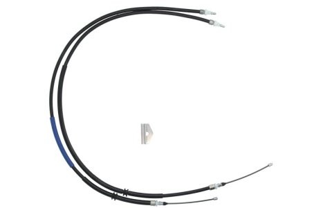Cablu frână de mână ADRIAUTO, spate, dreapta / stânga (1440mm /1255mm /1295mm /1110mm) pentru: FORD FIESTA IV, FIESTA V, FUSION; MAZDA 2 1.0-1.8D 08.95-12.12