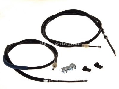 Cablu frână de mână ADRIAUTO, spate, dreapta / stânga (1635mm /1445mm /1570mm /1395mm) pentru: FORD COURIER, FIESTA IV, PUMA 1.0-1.8D 08.95-06.02