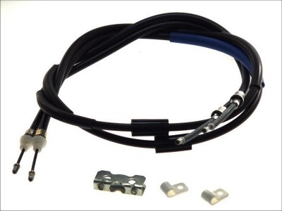 Cablu frână de mână ADRIAUTO, spate, dreapta / stânga (1645mm /1455mm /1590mm /1395mm) pentru: FORD COURIER, KA, STREET KA 1.0-1.8D 09.96-11.08