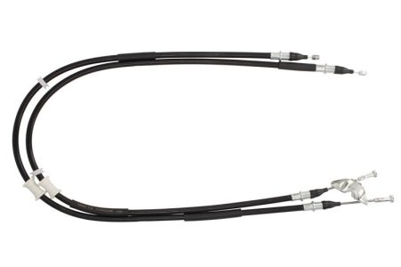 Cablu frână de mână ABE, spate, dreapta / stânga (1252mm /1252mm) pentru: OPEL ASTRA G, ASTRA G CLASSIC, ASTRA G/KOMBI 1.2-1.8 02.98-12.09