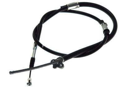 Cablu frână de mână ADRIAUTO, spate, stânga (1580mm /1280mm) pentru: TOYOTA COROLLA 1.3/1.6/2.0D 07.92-04.97