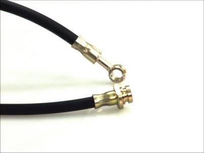 Furtun frâna ABE, spate, dreapta / stânga, (lungime 557mm, diametru 10mm, M10x1) pentru: NISSAN ALMERA I 1.4-2.0D 07.95-07.00