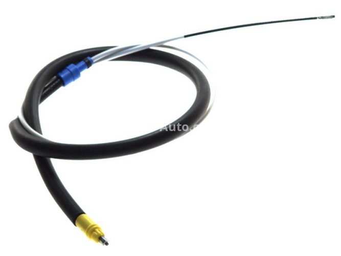 Cablu frână de mână ADRIAUTO, spate, dreapta / stânga (1720mm /870mm) pentru: CITROEN C3 I, C3 PLURIEL 1.1-1.6 02.02-