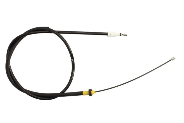 Cablu frână de mână ABE, spate, stânga (1745mm /1400mm) pentru: CITROEN BERLINGO, BERLINGO/MINIVAN; PEUGEOT PARTNER, PARTNER ORIGIN, PARTNER ORIGIN/MINIVAN, PARTNER/MINIVAN 1.1-Electric 05.96-12.15