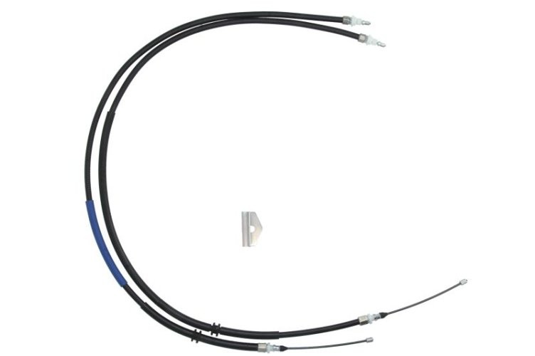 Cablu frână de mână ADRIAUTO, spate, dreapta / stânga (1440mm /1255mm /1295mm /1110mm) pentru: FORD FIESTA IV, FIESTA V, FUSION; MAZDA 2 1.0-1.8D 08.95-12.12