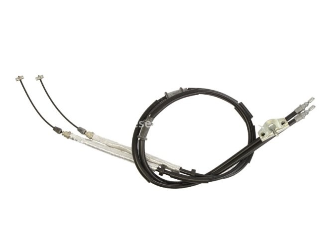 Cablu frână de mână ADRIAUTO, spate, dreapta / stânga (1460mm /1245mm /1470mm /1260mm) pentru: OPEL CORSA D, CORSA D/HATCHBACK 1.0/1.2/1.2LPG 07.06-08.14
