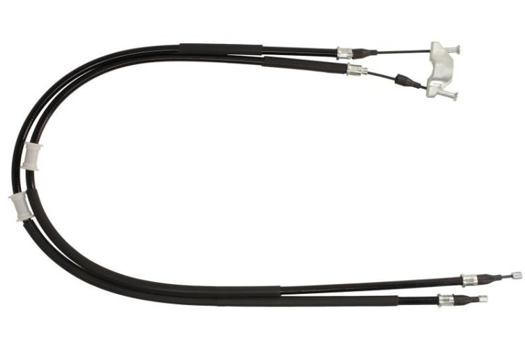 Cablu frână de mână ABE, spate, dreapta / stânga (1235mm /1040mm) pentru: OPEL COMBO TOUR, COMBO/MINIVAN 1.3D-1.7D 10.01-