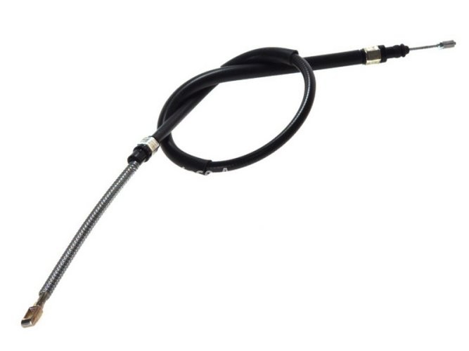 Cablu frână de mână ADRIAUTO, spate, stânga (955mm /665mm) pentru: VW LT 28-35 I 2.0/2.4D/2.7D 04.75-07.92