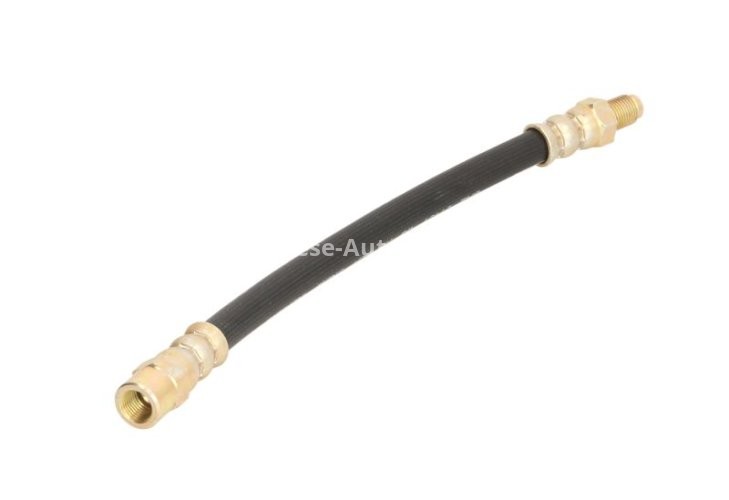Furtun frâna ABE, spate, stânga, (lungime 218mm, M10x1/M10x1) pentru: AUDI 100 C3, 100 C4, 200 C3, A6 C4; BMW 3 (E21), 3 (E30), 3 (E36), 5 (E28), 5 (E34) 1.6-5.6 06.75-05.10