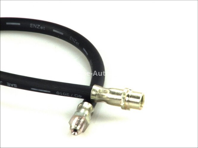 Furtun frâna ABE, față, dreapta / stânga, (lungime 555mm, M10x1/M10x1) pentru: BMW 7 (E65, E66, E67), 7 (F01, F02, F03, F04), X3 (E83) 2.0-6.0 01.03-12.15