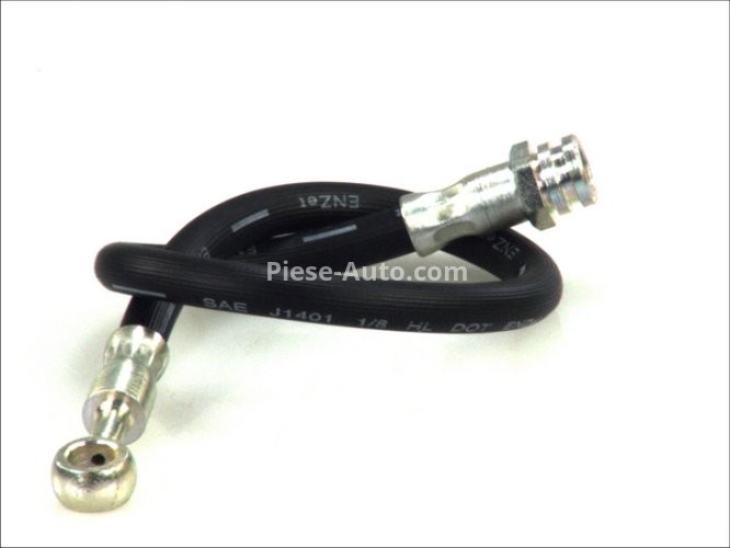 Furtun frâna ABE, față, dreapta / stânga, (lungime 555mm, M10x1/M10x1) pentru: BMW 7 (E65, E66, E67), 7 (F01, F02, F03, F04), X3 (E83) 2.0-6.0 01.03-12.15