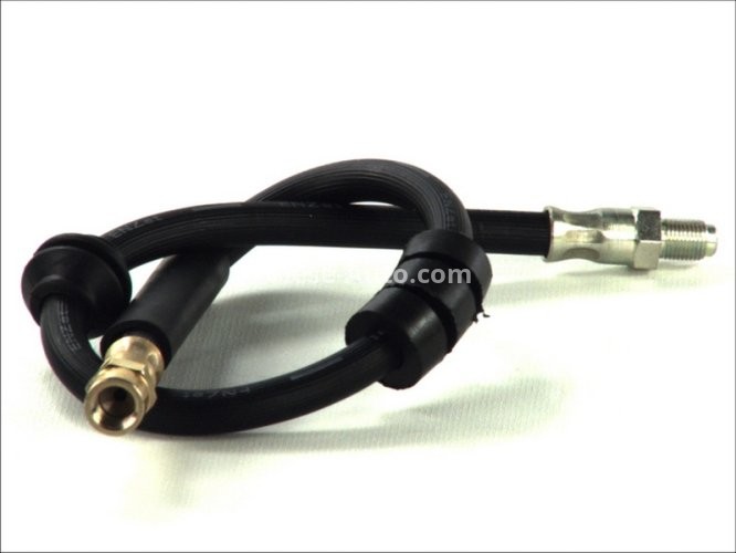 Furtun frâna ABE, față, dreapta / stânga, (lungime 555mm, M10x1/M10x1) pentru: BMW 5 (E60), 5 (E61), 6 (E63), 6 (E64), 7 (E65, E66, E67) 2.0-5.0 12.01-12.10