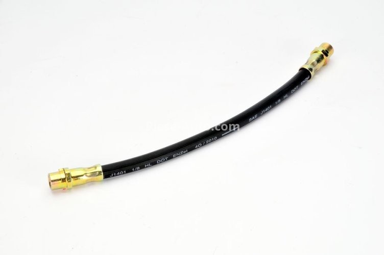 Furtun frâna ABE, spate, dreapta / stânga, (lungime 275mm, M10x1/M10x1) pentru: VW CALIFORNIA T5 CAMPER, CALIFORNIA T6 CAMPER, MULTIVAN T5, TRANSPORTER T5 1.9D-Electric 04.03-